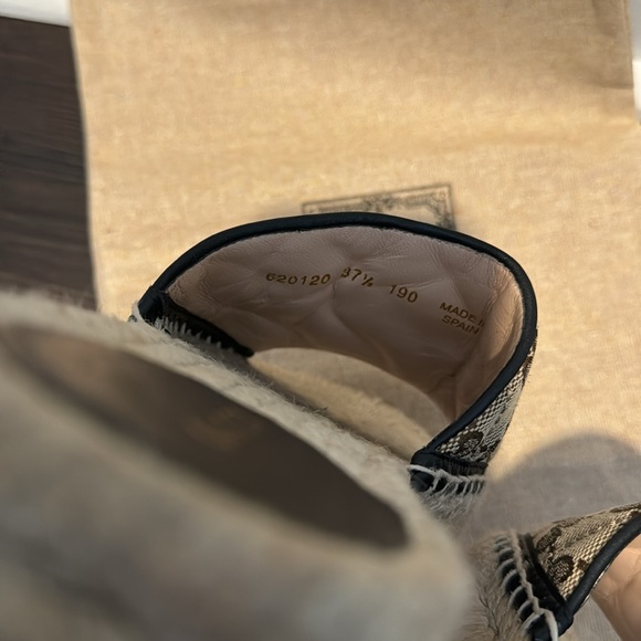 Gucci Women's GG Matelassé Canvas Espadrille Sandal - Size: 7.5 | IT 37.5 - Picture 12 of 16